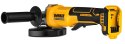 DEWALT SZLIFIERKA KĄTOWA AKUMULATOROWA 125 MM XR 18V 0*AH
