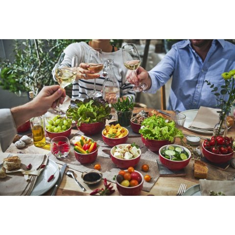 Staub Ceramique Zestaw misek 0,7 l Okrągły Ceramika Czerwony 4 szt.