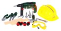 ND28_12219_ZWA_G208 Mega Zestaw Z Wiertarką Goglami i Kaskiem