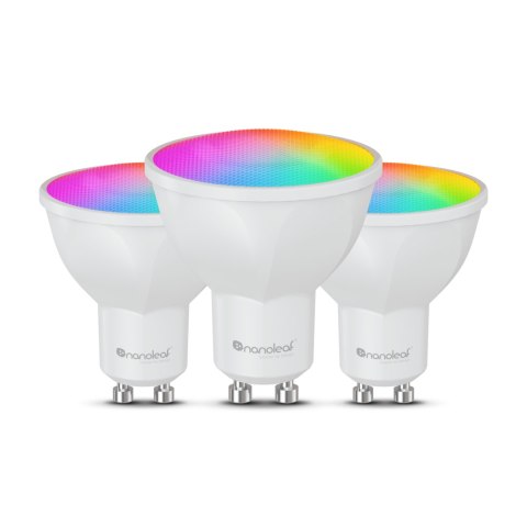 Nanoleaf Nanoleaf Essentials Matter Wi-Fi GU10 Smart Bulb RGBCW 3pcs pack|Nanoleaf Essentials Matter Wi-Fi Smart Bulb, 3pcs|GU10|RGBCW