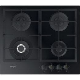 Whirlpool AKTL 629/NB1 płyta kuchenna Czarny Wbudowany 59 cm Gaz 4 stref(y)