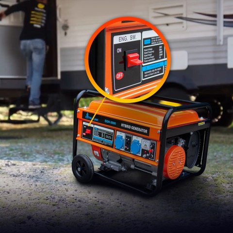 Extralink Agregat prądotwórczy EGH-3000 hybrydowy, 3kW 1F