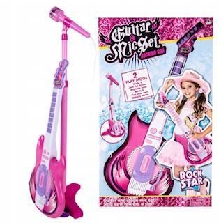 ND21_110083 Gitara z mikrofonem na statywie