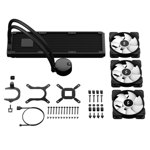 Fractal Design Lumen S36 v2 RGB Procesor Chłodnica cieczy all-in-one 12 cm Czarny 1 szt.