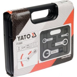YATO ZESTAW PRZECINAKÓW DO NAKRĘTEK 4CZ.