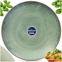Talerz Obiadowy Płytki Ceramiczny Zielony GLAZE 27 cm ORION Szkliwiony