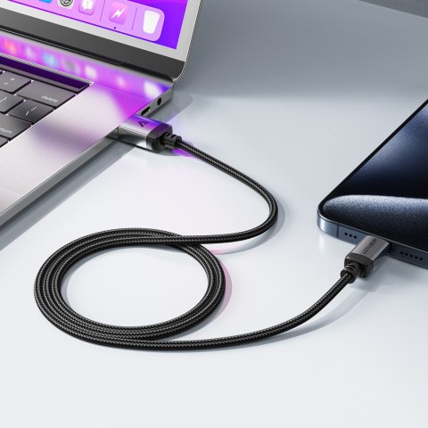 Kabel przewód USB-A - USB-C 480Mb/s 3A 1.2m - czarny
