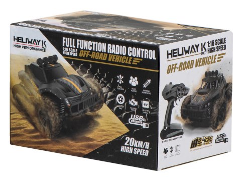 KX6414_2 Samochód RC Drift terenowy 28 km/h brązowy