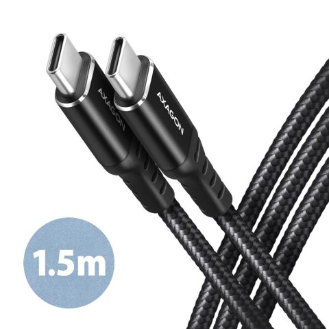 AXAGON AXAGON Data and charging cable, 1.5 m | BUCM-CM15AB | USB Type C to USB Type C