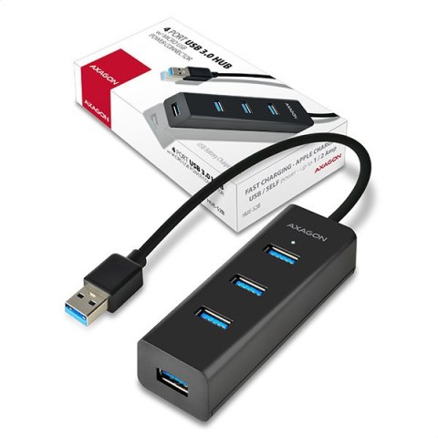 AXAGON AXAGON Four-port USB 3.0 hub with fast charging and power support | HUE-S2B