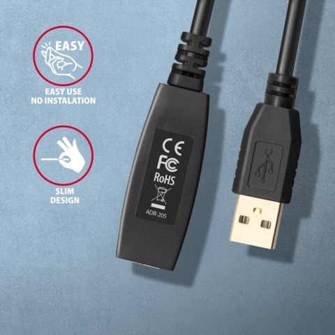 AXAGON AXAGON USB Repeater Cable | ADR-205 | USB Type-A to USB Type-A