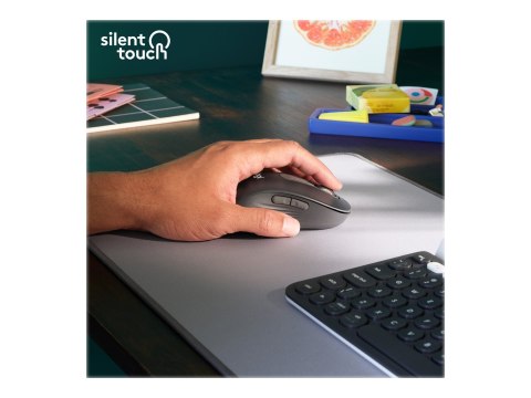 Logitech Logitech Signature M650 L Left Wireless Mouse, RF Wireless + Bluetooth, 2000 DPI, Graphite | Logitech