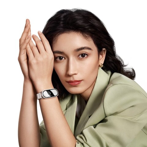 Opaska SmartBand Xiaomi Smart Band 10 Silver AMOLED 4,37 cm (1.72") Srebrna