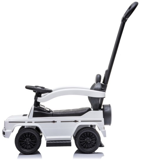 ND31_J05_045_0_2 Jeździk pchacz chodzik dla dziecka Mercedes Benz G350d z popychaczem biały