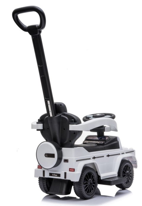 ND31_J05_045_0_2 Jeździk pchacz chodzik dla dziecka Mercedes Benz G350d z popychaczem biały