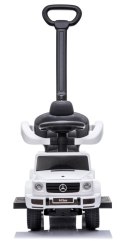 ND31_J05_045_0_2 Jeździk pchacz chodzik dla dziecka Mercedes Benz G350d z popychaczem biały