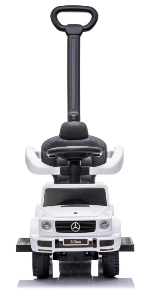 ND31_J05_045_0_2 Jeździk pchacz chodzik dla dziecka Mercedes Benz G350d z popychaczem biały