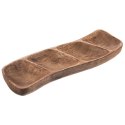 Talerz Taca Drewniany Dzielony ORION 35 x 11 cm Mango Ręcznie Robiony