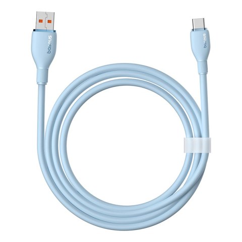 Kabel przewód Pudding USB-A USB-C 100W 2m - niebieski