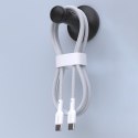 Kabel przewód USB-C 65W 1m - biały