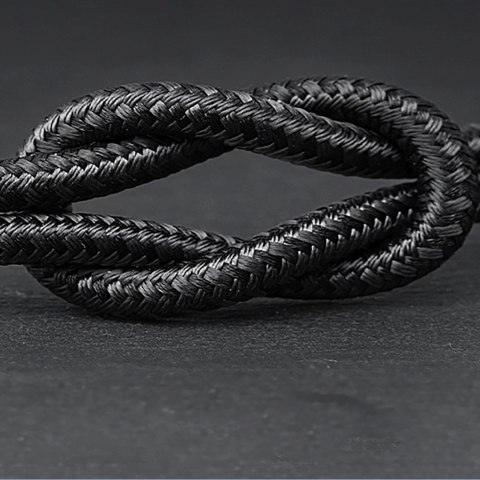 Kabel przewód USB-C 65W 1m - czarny