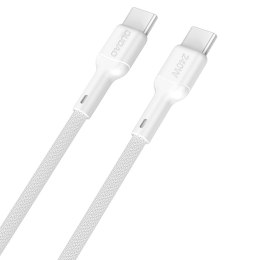 Kabel przewód USB-C PD 240W 2m - biały