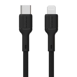 Kabel przewód USB-C - iPhone Lightning 30W 2m - czarny
