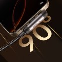 Kabel przewód kątowy USB-C - iPhone Lightning 30W 1.2m - czarny