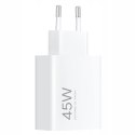 Ładowarka sieciowa TurboCharge USB-A 45W - biała