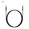 Kabel przewód stereo AUX mini jack 3.5mm 1m - czarny