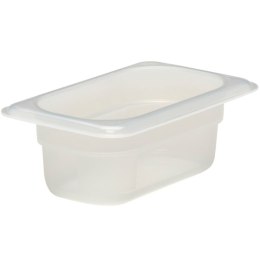 Pojemnik gastronomiczny z polipropylenu transparentny GN 1/9 wys. 65 mm 0.57 l
