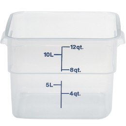 Pojemnik spożywczy CamSquare 11.4 l 256x310x210 mm - transparentny