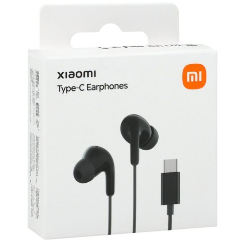 Słuchawki przewodowe douszne z pilotem Xiaomi BHR8930GL USB-C - czarne