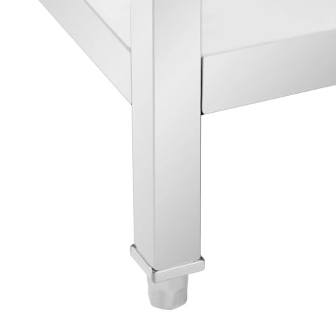 Stół blat roboczy gastronomiczny 3 szuflady półka STAL 200 x 60 cm