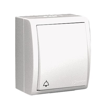 SIMON AQUARIUS PRZYCISK DZWONEK IP54 BIAŁY AQD1/11