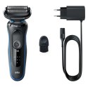 Braun Braun | Shaver | 51-B1000s | Operating time (max) 50 min | Wet & Dry | Black/Blue
