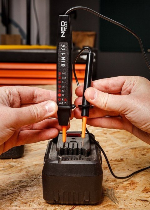 NEO WIELOFUNKCYJNY TESTER NAPIĘCIA 8 W 1 AC/DC 6-380V
