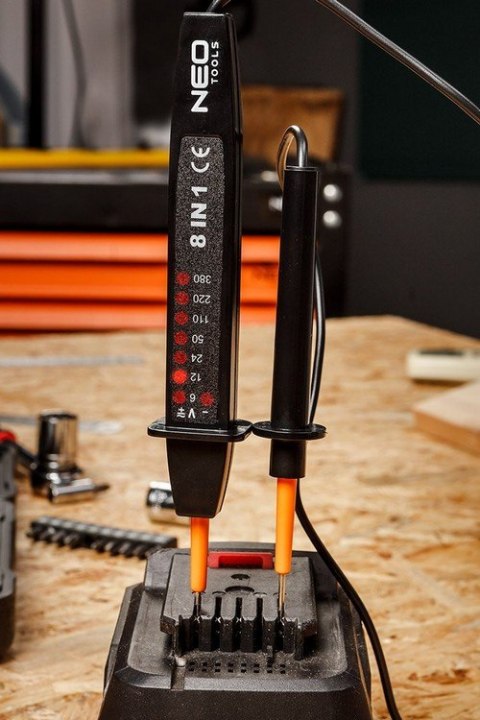 NEO WIELOFUNKCYJNY TESTER NAPIĘCIA 8 W 1 AC/DC 6-380V
