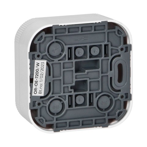 ORNO ŁĄCZNIK JEDNOBIEGUNOWY N/T TODO IP20, BIAŁY