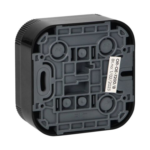 ORNO ŁĄCZNIK JEDNOBIEGUNOWY N/T TODO IP20, CZARNY