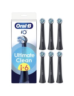 Oral-B Oral-B Replaceable toothbrush heads | iO UltimateClean | Heads | For adults | Number of brush heads included 6 | Black