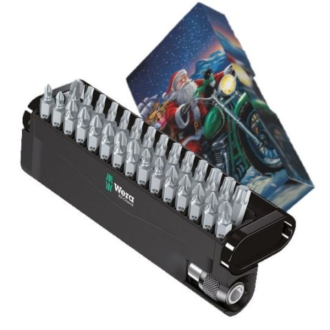 WERA ZESTAW BITÓW BIT-CHECK 30CZ. OPK. ŚWIĄTECZNE