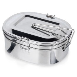 Menażka Obiadowa Stalowa Pojemnik Lunchbox 2-Poziomowa REDCLIFFS 350/900 ml