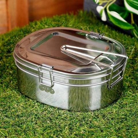 Menażka Obiadowa Stalowa Pojemnik Lunchbox 2-Poziomowa REDCLIFFS 350/900 ml