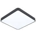 Plafon led Wilton 2*E27 antracyt 330x330x80