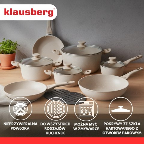 ZESTAW 12 ELEM. GARNKÓW MARMURKOWYCH KLAUSBERG KB-7959