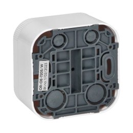 ORNO GNIAZDO POJEDYNCZE TODO 2P+Z IP20, BIAŁY