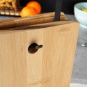 Zestaw Deski do Krojenia Stojak Bambusowe Solidne EXCELLENT HOUSEWARE 6 Szt
