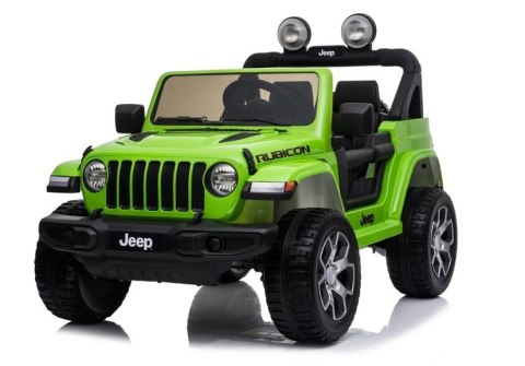 ND24_5956 Auto na Akumulator Jeep Rubicon 4x4 Zielony 5908275996736