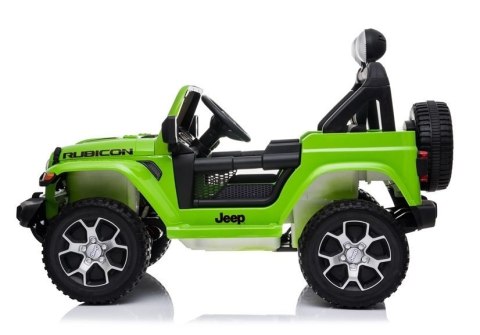 ND24_5956 Auto na Akumulator Jeep Rubicon 4x4 Zielony 5908275996736